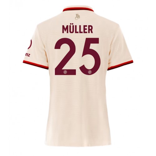 Dámy Fotbalový dres Bayern Munich Thomas Muller #25 2024-25 Třetí Krátký Rukáv